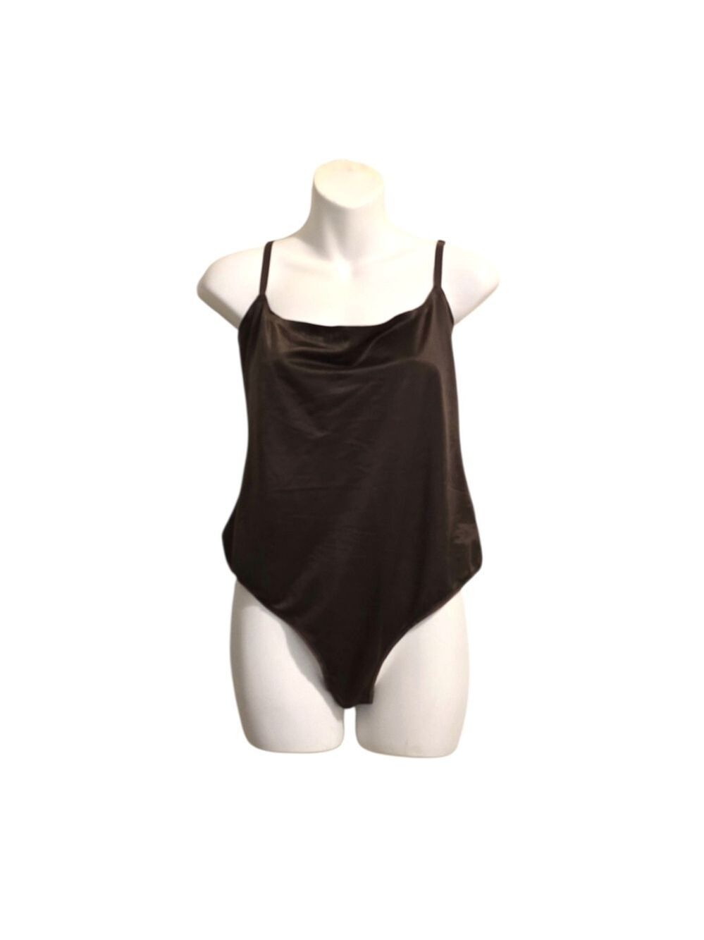 SKIMS Barely There Shapewear Thong Bodysuit In Espresso NWT Sz 2X
